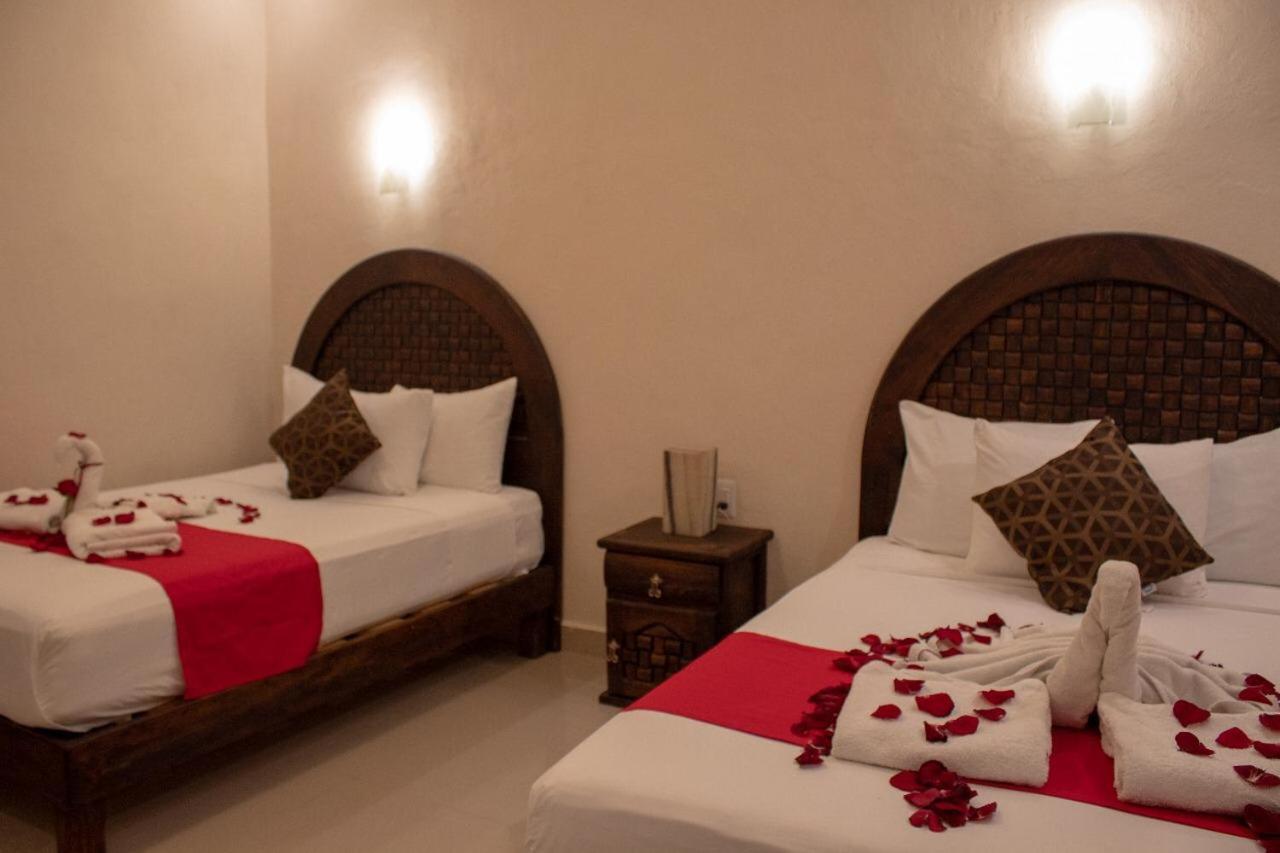 Cedro Rojo Hotel Bacalar Eksteriør billede