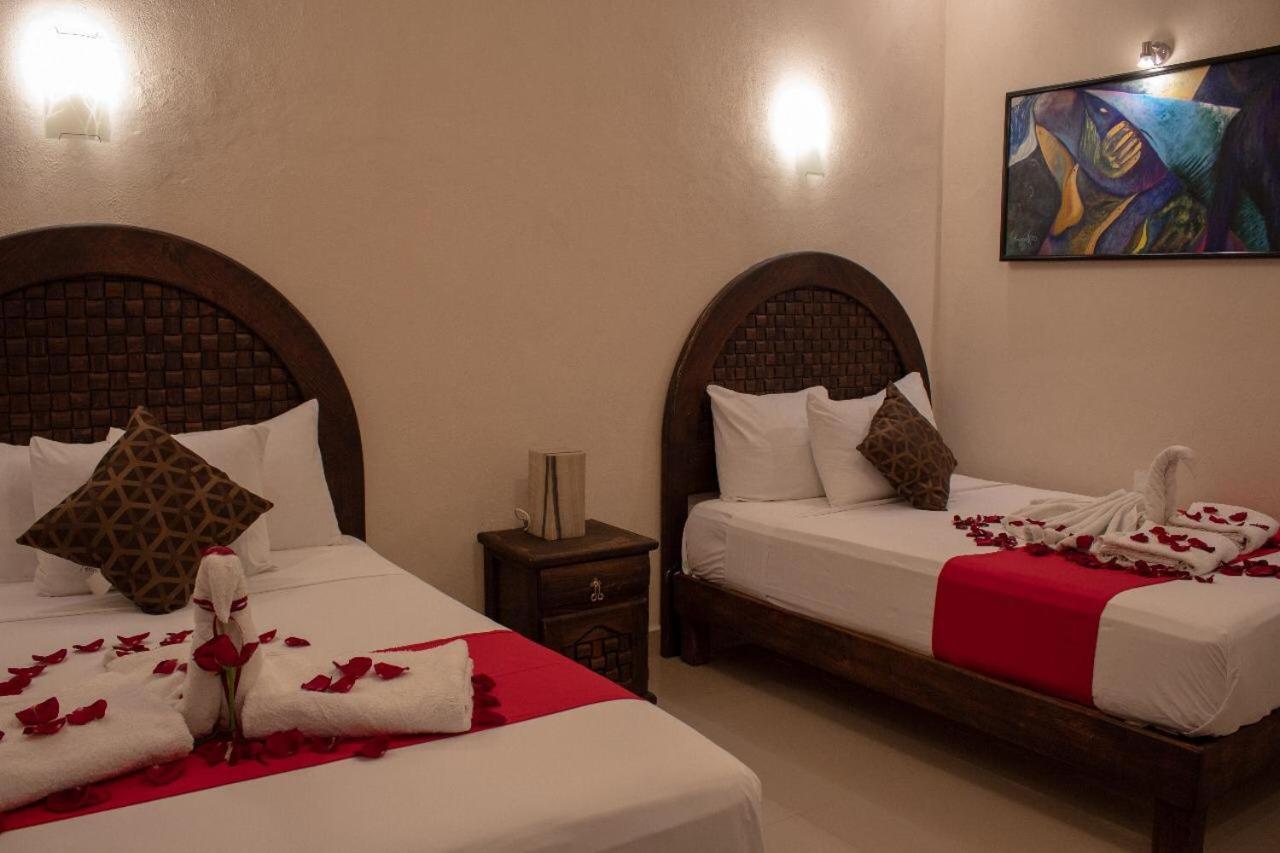Cedro Rojo Hotel Bacalar Eksteriør billede