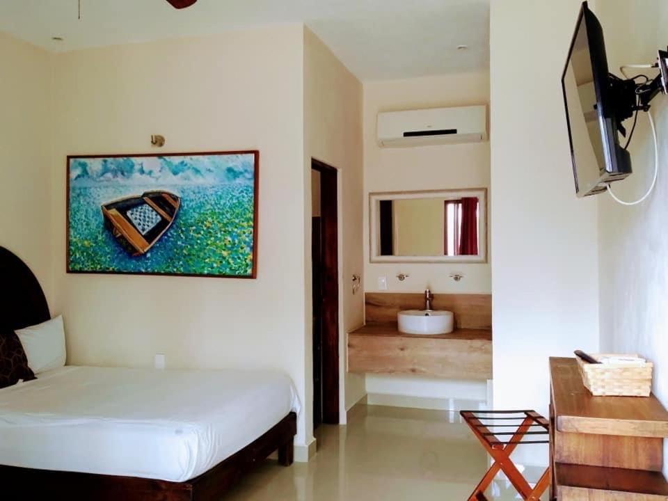 Cedro Rojo Hotel Bacalar Eksteriør billede